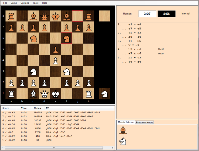 Free chess interfaces